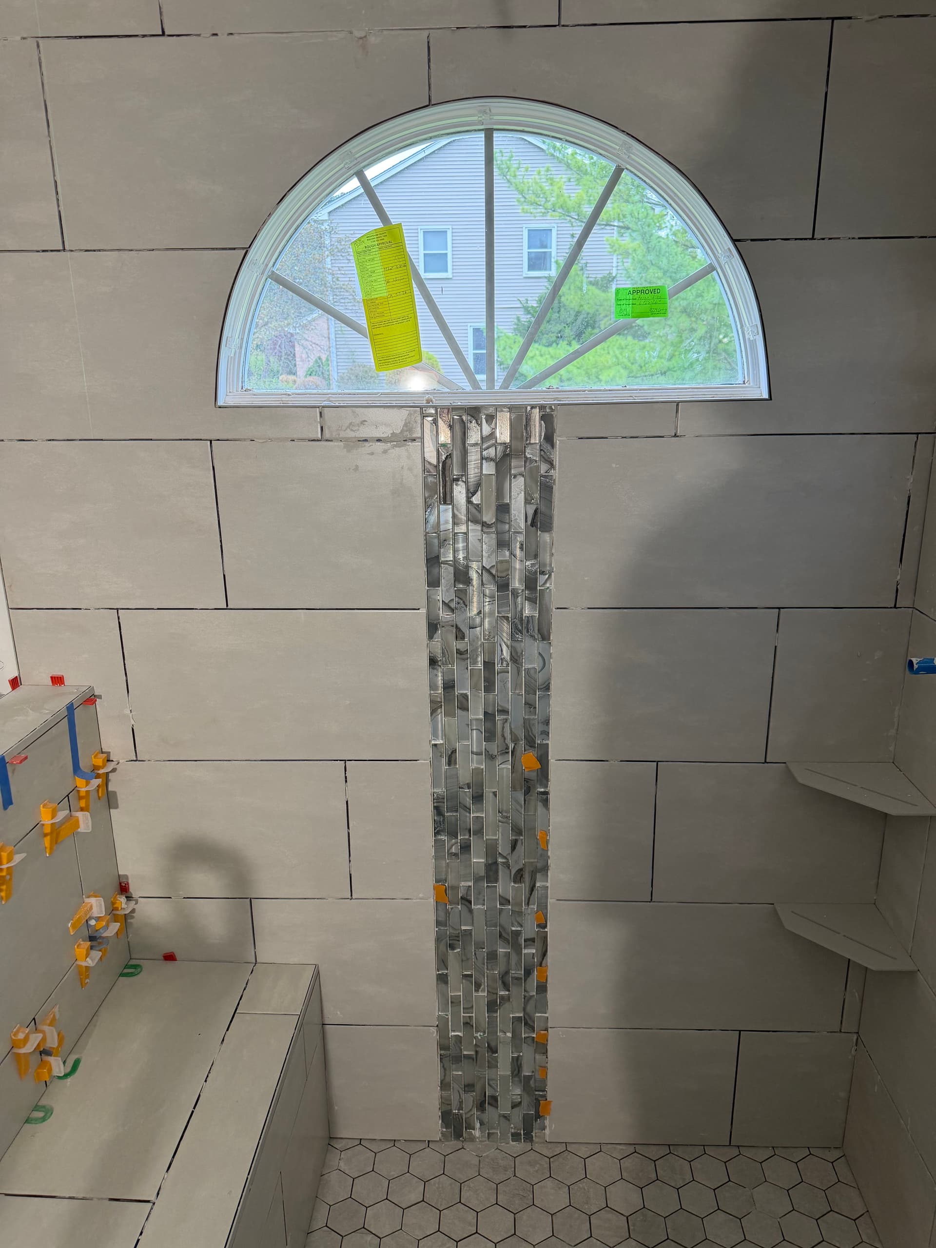 Saline Bathroom Tile Work Almost at the Finish Line image