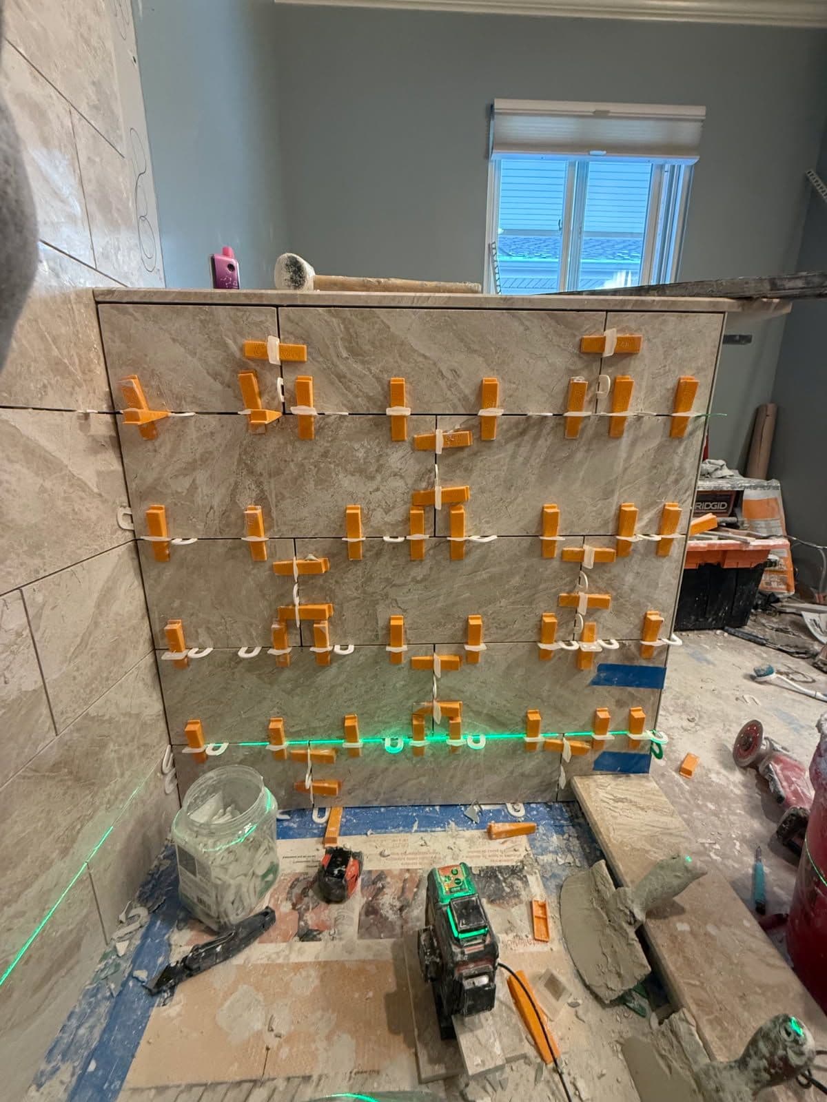 Project Precision Tile Work for an Ann Arbor Bathroom Remodel image