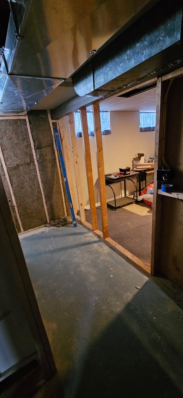Gallery photos for Basement Bathroom Framing in Tecumseh: Image #1