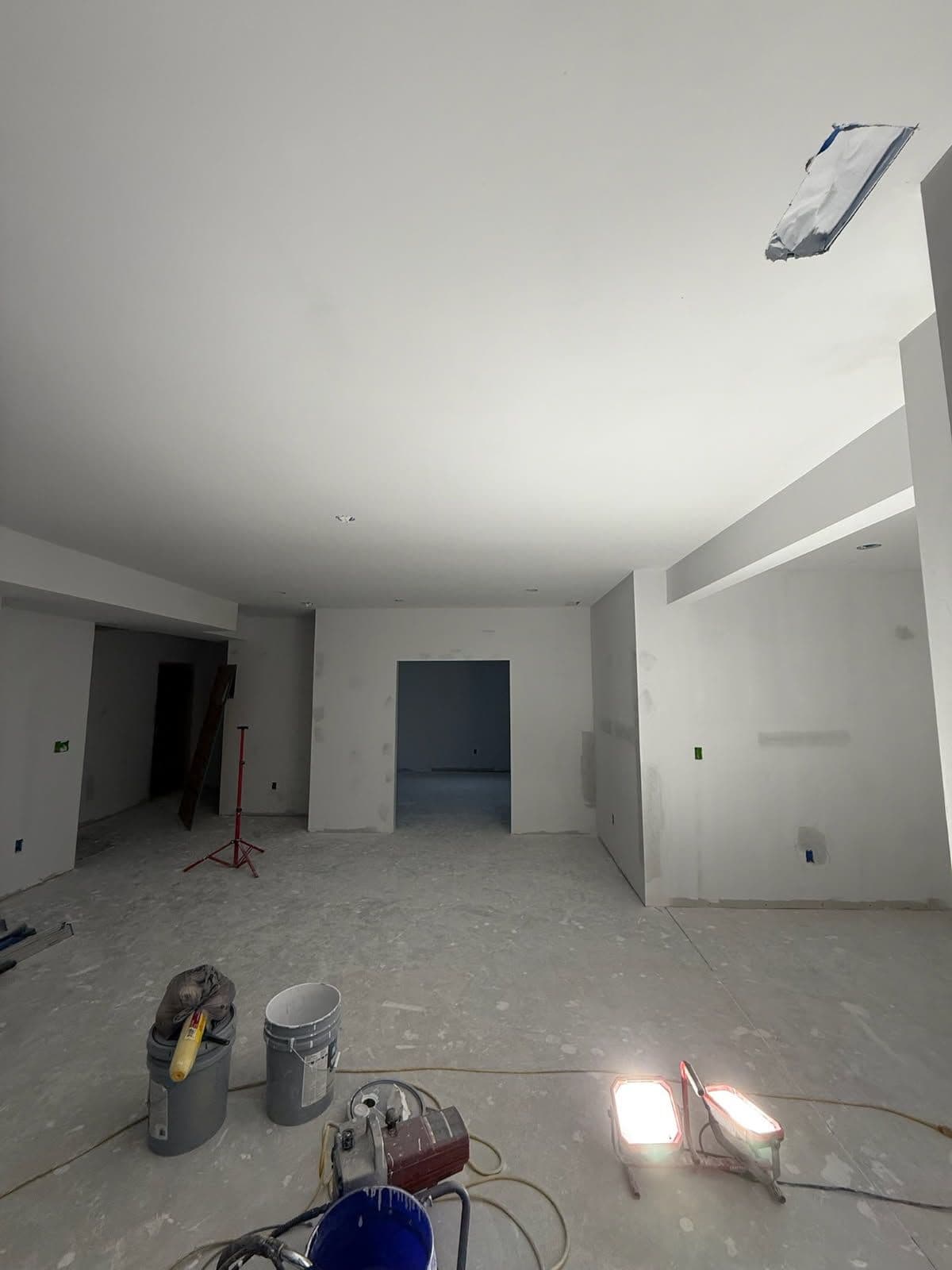 Gallery photos for Basement Drywall and Primer Preparation in Saline: Image #2