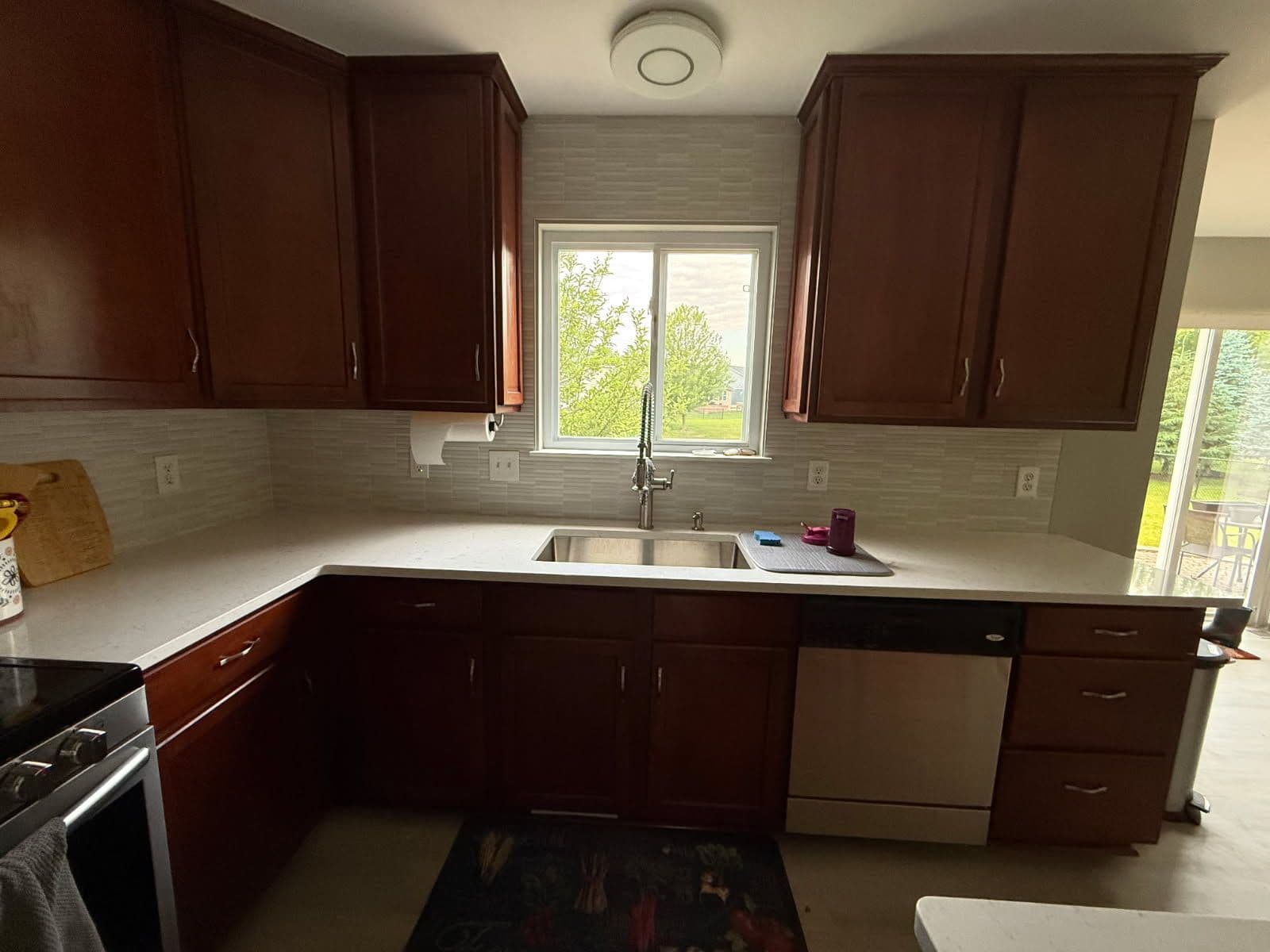 Project Elegant Kitchen Makeover with Custom Cabinets image
