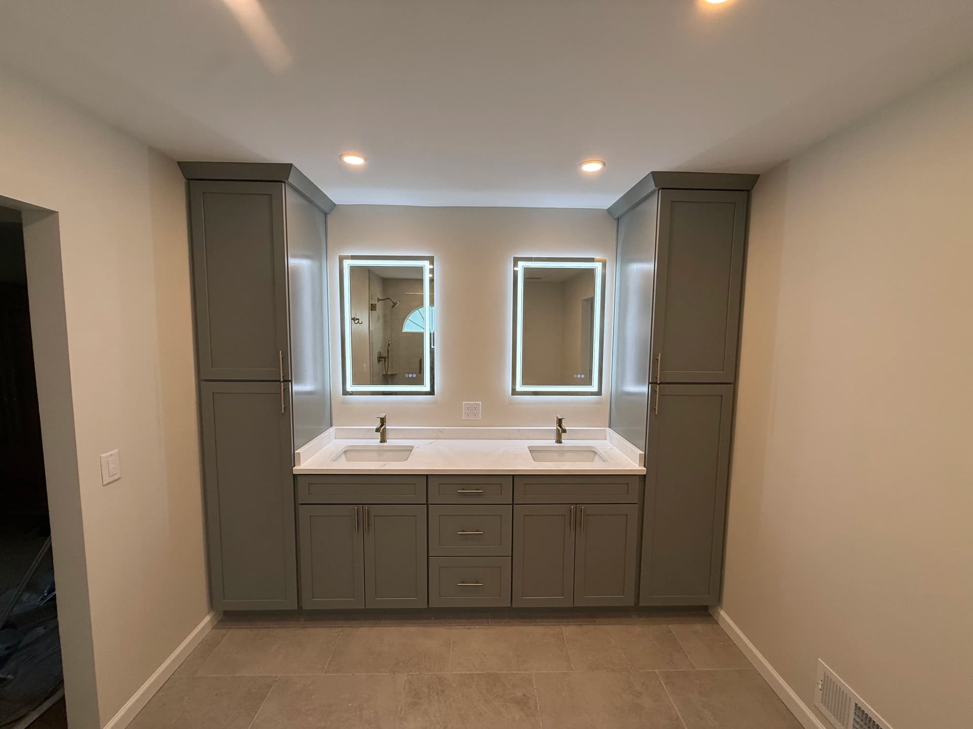 Gallery photos for Full Master Bathroom Remodel Opens Up a Cramped Space in Saline: Image #6