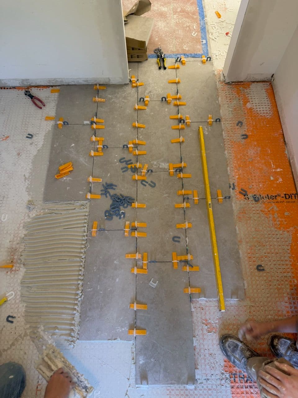 Bathroom Floor Tile Installation in Saline image