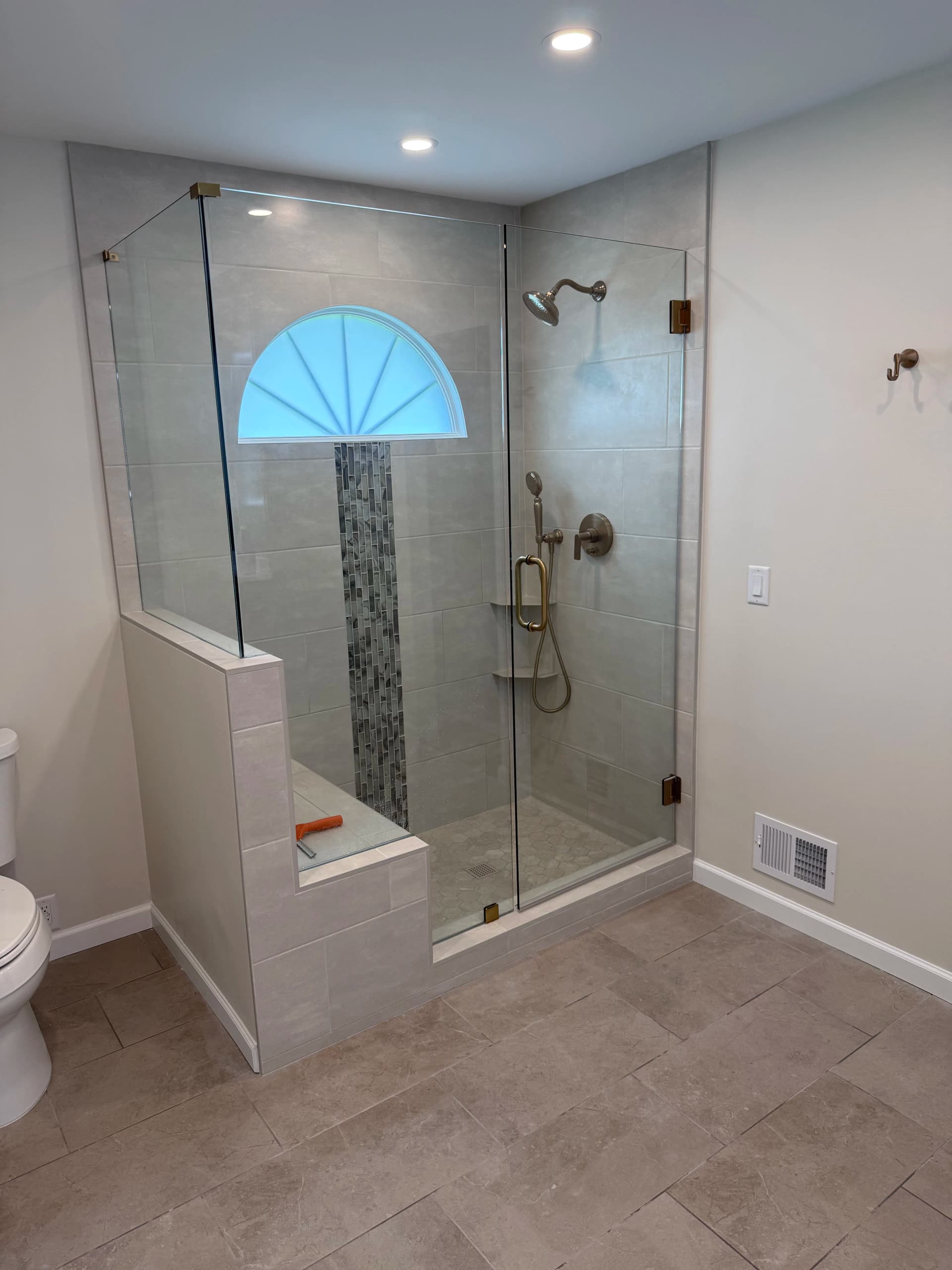 Gallery photos for Full Master Bathroom Remodel Opens Up a Cramped Space in Saline: Image #8