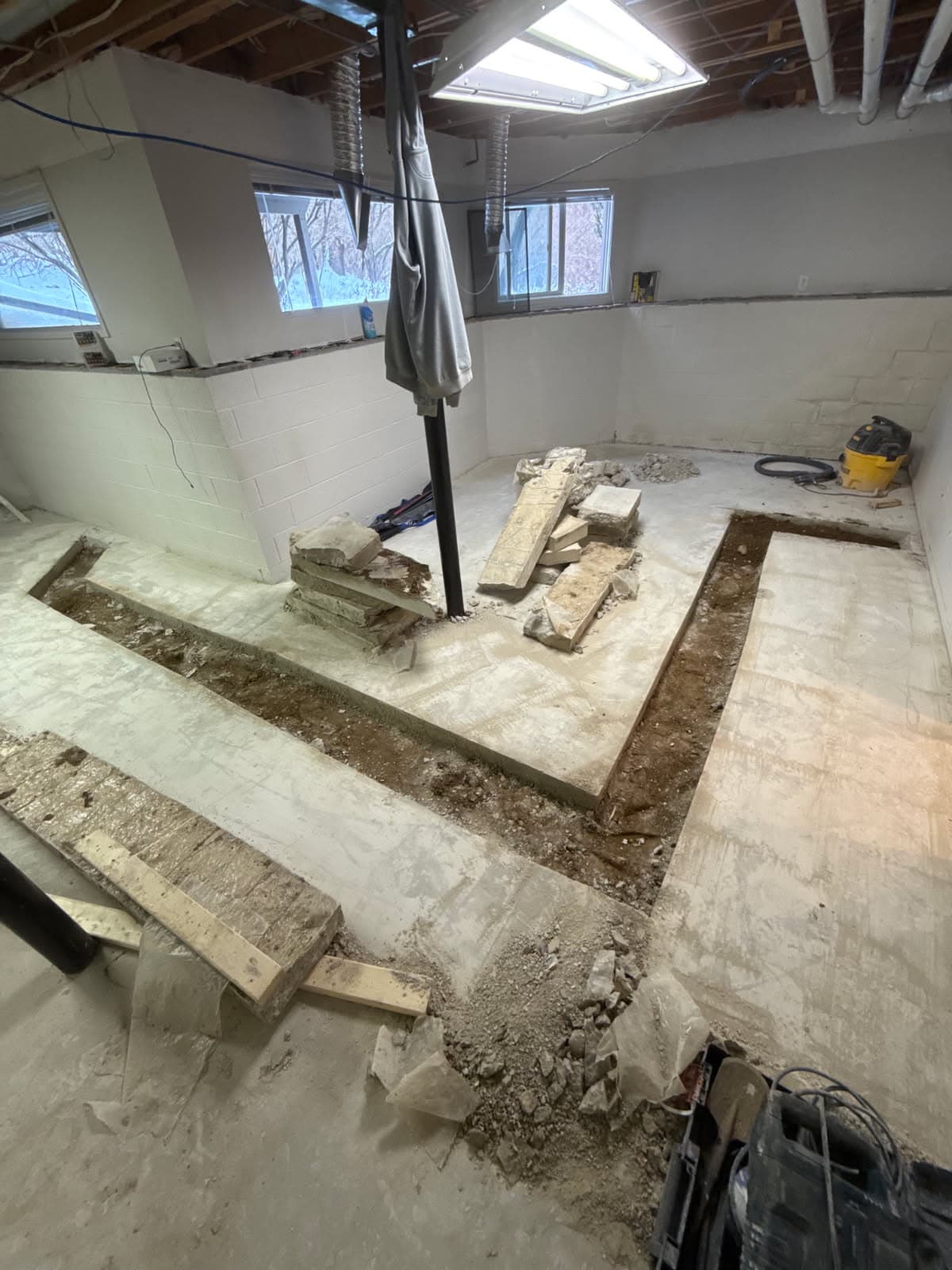 Basement Renovation in Progress: Turning Dreams into Reality image